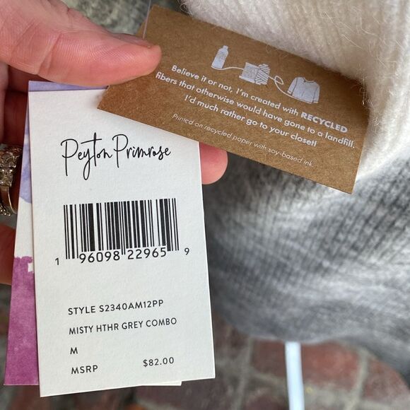 NWT Peyton Primrose Long Sleeve Open Front Cardigan Sweater Size: M - Picture 6 of 10